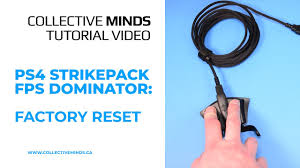 This video tutorial will show you how to factory reset your ps4 strike pack dominator controller adapter, follow these simple. How To Factory Reset Ps4 Strike Pack Fps Dominator Youtube