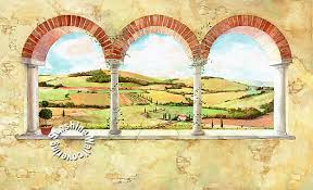 Tuscan Vista Mural Ur2000m By York