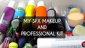 my sfx and professional makeup kit