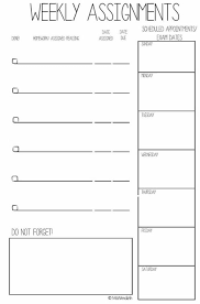 Free College Planner Printables Stickers Other Printables For
