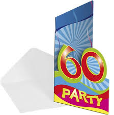 Geburtstag werden hier kostenlos zur verfügung gestellt. Einladungskarten Party 60 Geburtstag Partydeko Partyartikel Fur Mottopartys Im Fixefete De Shop Kaufen