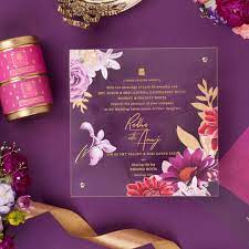 indian wedding invitation card ideas