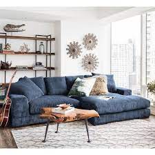 Blue Couch Living Room