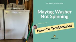 may washer not spinning pro advice