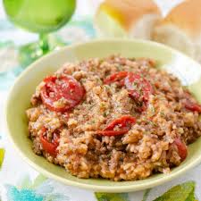 italian ground beef and rice cerole