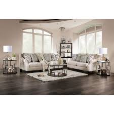 Bromley Living Room Set Cream By