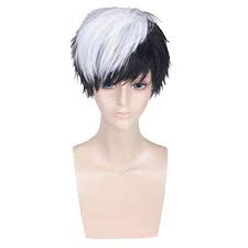 Download all photos and use them even for commercial projects. Beron Cool Men Boys Short Straight Black To White Two Tone Mixed Color Wigs For Cosplay Or Daily Use With Wig Cap Amazon In Beauty