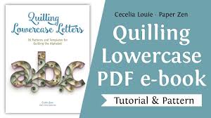 The exactly aspect of free printable quilling templates was 1920x1080 pixels. Quilling Letters Tutorial Lowercase Letter A B C Monogram How To Outline On Edge Template Youtube