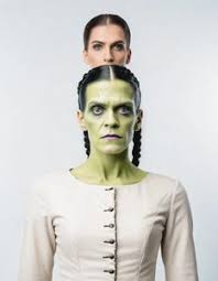 woman frankenstein costume face swap