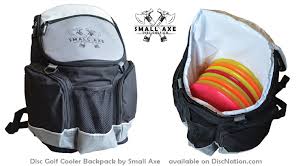 small axe cooler backpack disc golf