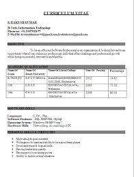 Fresher Resume Format For Engineers Rome Fontanacountryinn Com