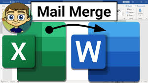 mail merge from excel to microsoft word