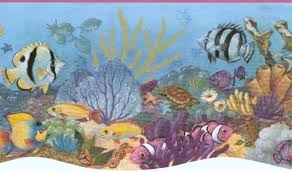 Tropical Fish Ocean Wallpaper Border