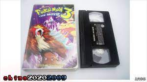 Pokemon 3 The Movie: Spell of the UNOWN VHS Fall under the Spell of the  UNOWN! | eBay