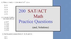 Math Plane Sat Prep Practice Test 3
