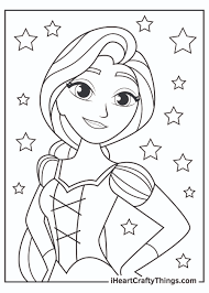 Pictures of coloring pages barbie rapunzel and many more. Rapunzel Coloring Pages Updated 2021