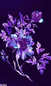 Purple Flowers Gifs Tenor