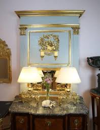 Large French Empire Wall Mirror With