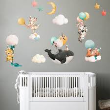 5 Baby Animal Wall Decals Buy