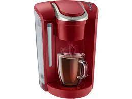 Choose between a flat bottom basket to boost floral, dried fruit and cocoa notes or a semi conical basket for brighter, citrus and berry notes, with the precision brewer coffee maker. Keurig K Select Single Serve K Cup Pod Coffee Maker Vintage Red Newegg Com