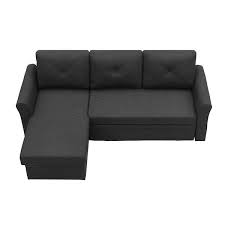 83 46 in 1 piece linen sleeper sofa