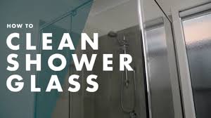 how to clean shower glass bunnings