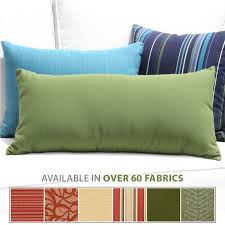 outdoor pillows 25 x 12 in lumbar in