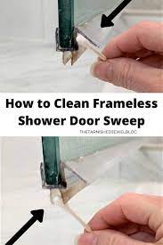 To Clean Frameless Shower Door Sweep
