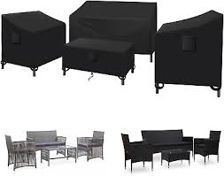 Patio Furniture Covers 4 Piece Outdoor