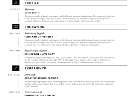 Good Resume Templates For Openoffice Open Office