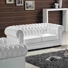 tufted white leather sofa ideas on foter