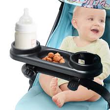 baby stroller snack tray with cup