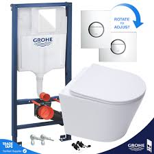 Rimless Eco Wall Hung Toilet Seat Amp