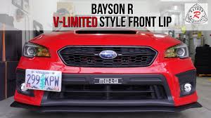 bayson r v limited front lip how to