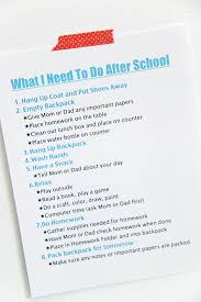 After School Routine Free Printable Smashed Peas Carrots