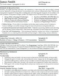 Sample Business Analyst Resume Entry Level