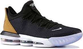 Other features include a tonal lion's head stamped into the tongue. Amazon Com Nike Men S Lebron 16 Low Black Gold Wheat Synthetic Basketball Shoes Basketball