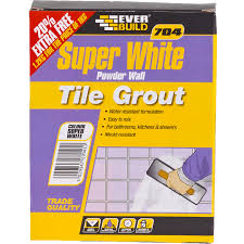 Wall Tile Grout Powder White 1 2kg
