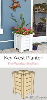 Wooden Planter Box Plans H2obungalow