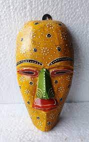 Old Wood Mask Wall Mask Wooden Mask