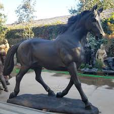Life Size Bronze Rearing Horse Statue