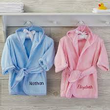 personalized baby robes name monogram