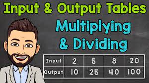 input and output tables function