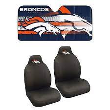 New Nfl Denver Broncos 2pc Seat Covers
