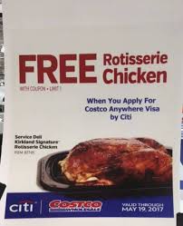 This card's rewards include 2 points per $1 spent on takeout and dining out, eligible delivery services and travel, and 1 point per $1 on all other purchases. Costco Visa Rotisserie Chicken Million Mile Secrets