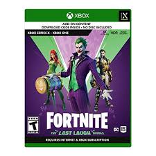 How to get the fortnite the joker outfit? Fortnite The Last Laugh Bundle Warner Bros Xbox One Xsx Walmart Com Walmart Com