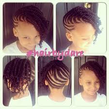 Braided hairstyles are a fantastic choice for kids because they are a lot of fun to do. Cornrow And Twists Updo Combo Style Hairbydare Hair Styles Kids Hairstyles Natural Hair Styles