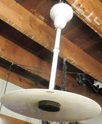 Ceiling Mounted Flat Milk Glass Shade