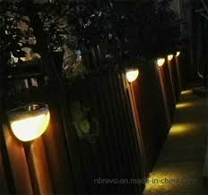 china solar garden fence light for