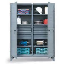 double shift storage cabinet